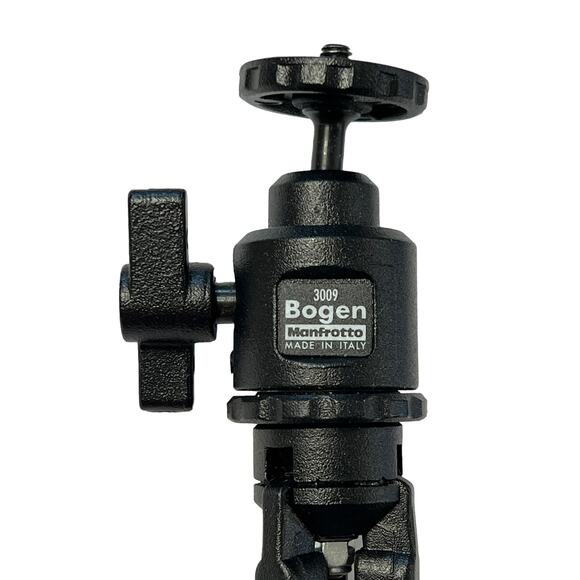 Bogen Manfrotto 3009 Mini Ball Head Tabletop Tripod Made in Italy Unused NOS - Picture 3 of 16